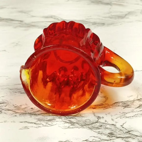 Degenhart Glass Mini Pitcher Trinket Paperweight Toothpick Vtg - Picture 7 of 9